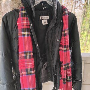 Cashmere scarf Made in Scotland Red Plaid soft and warm
